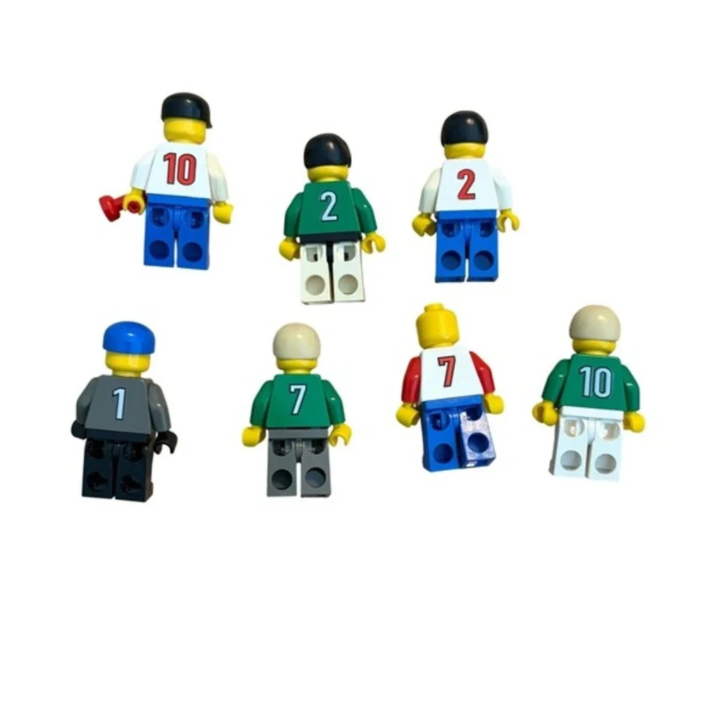 Lego Soccer Mini‎ Figs Minifigures 7 pc Mixed Lot Bundle Toys 90s Y2k Collection